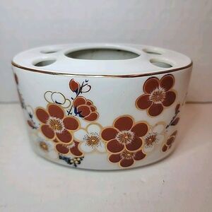 Vintage Porcelain Toothbrush & Paste Holder Japan